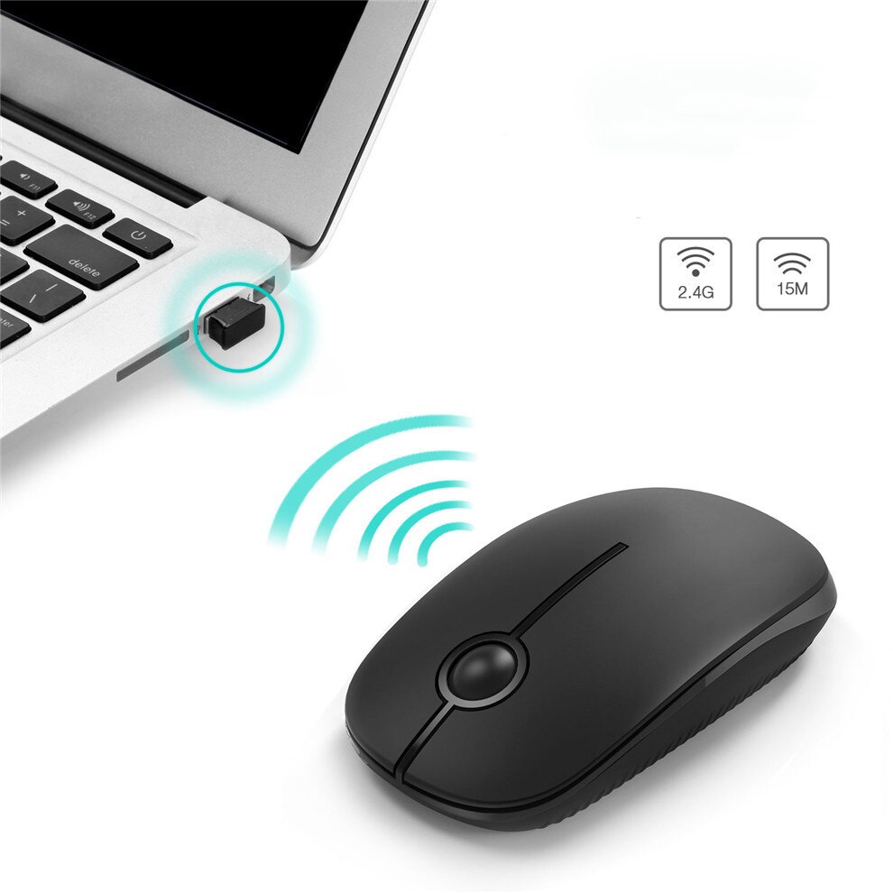 Silent Wireless Mouse For Computer