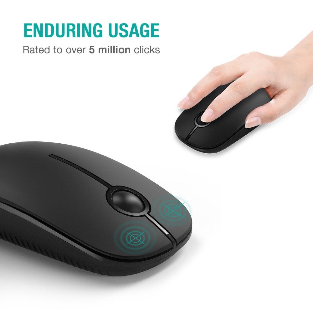 Silent Wireless Mouse For Computer