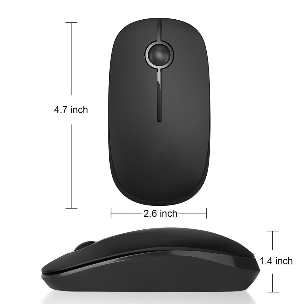 Silent Wireless Mouse For Computer