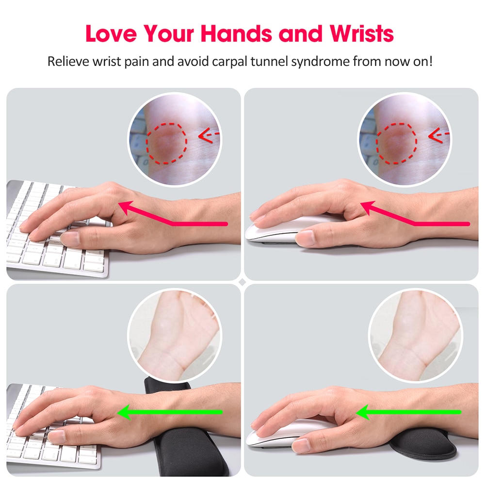 Computer Wrist Rest Foam Set