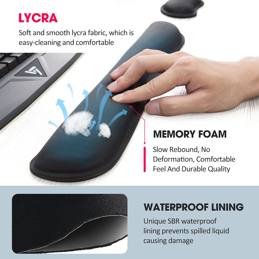 Computer Wrist Rest Foam Set