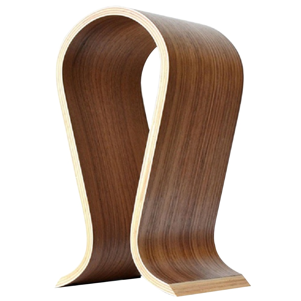 Wooden Headset Stand U Shape