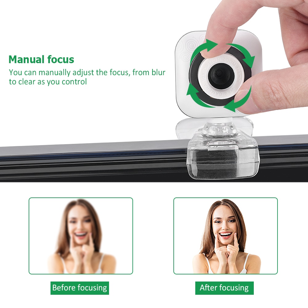 Desktop Camera with Built-in Mic