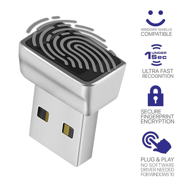 USB Fingerprint Scanner for Laptop and PC