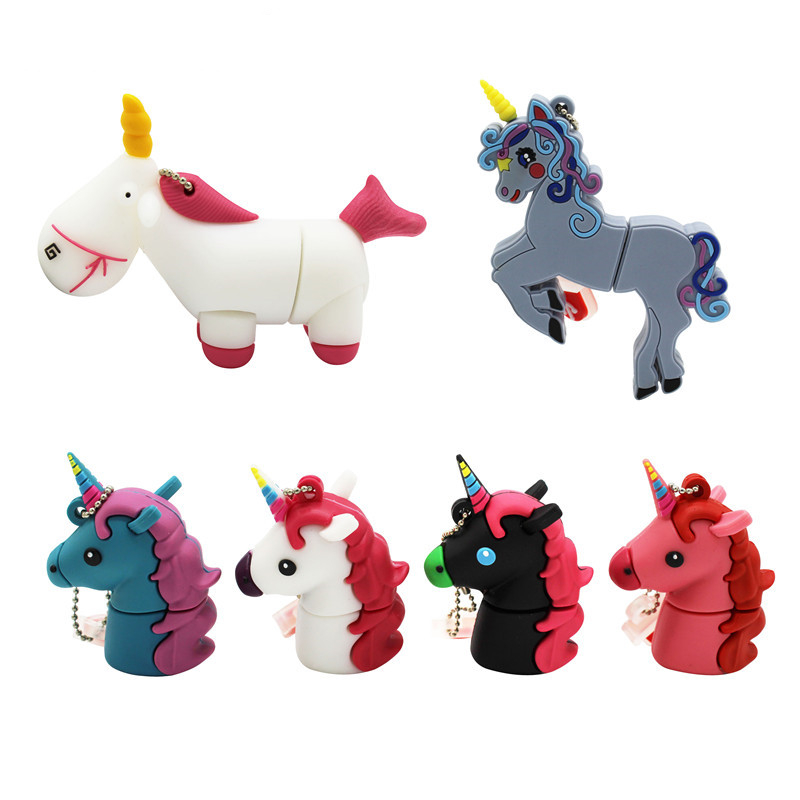 Cute Flash Drive Creative Unicorn Design USB