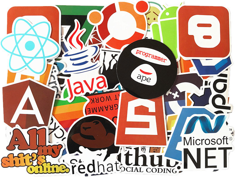 Computer Stickers Laptop Decals (50Pcs)