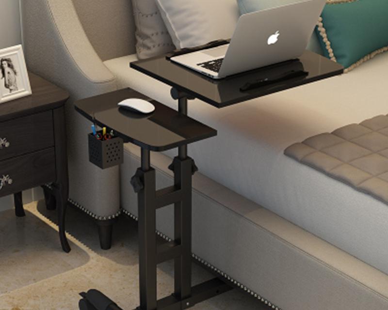 Rolling Laptop Desk Adjustable Table