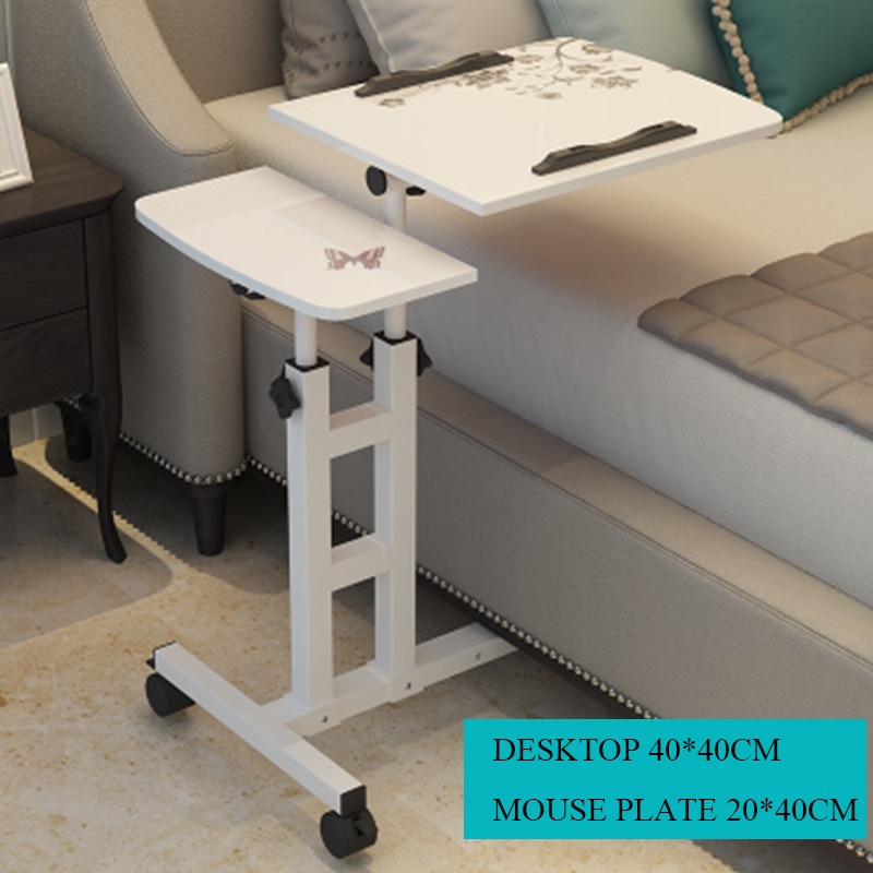 Rolling Laptop Desk Adjustable Table