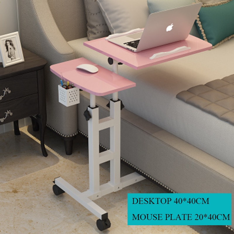 Rolling Laptop Desk Adjustable Table