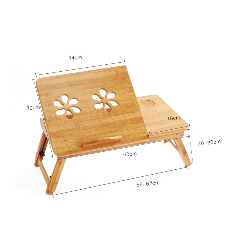 Laptop Tray for Bed Foldable Table with Cooling Fans