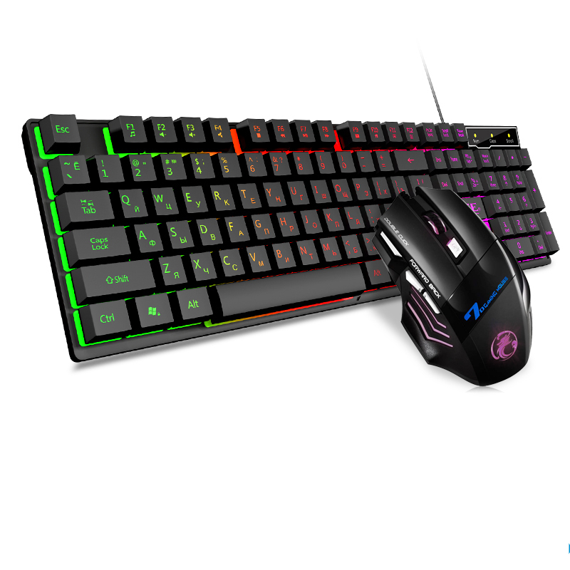 Gaming Keyboard And Mouse Wired Device