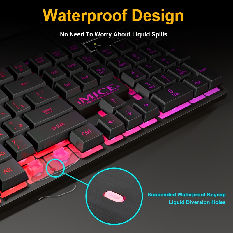 Gaming Keyboard And Mouse Wired Device