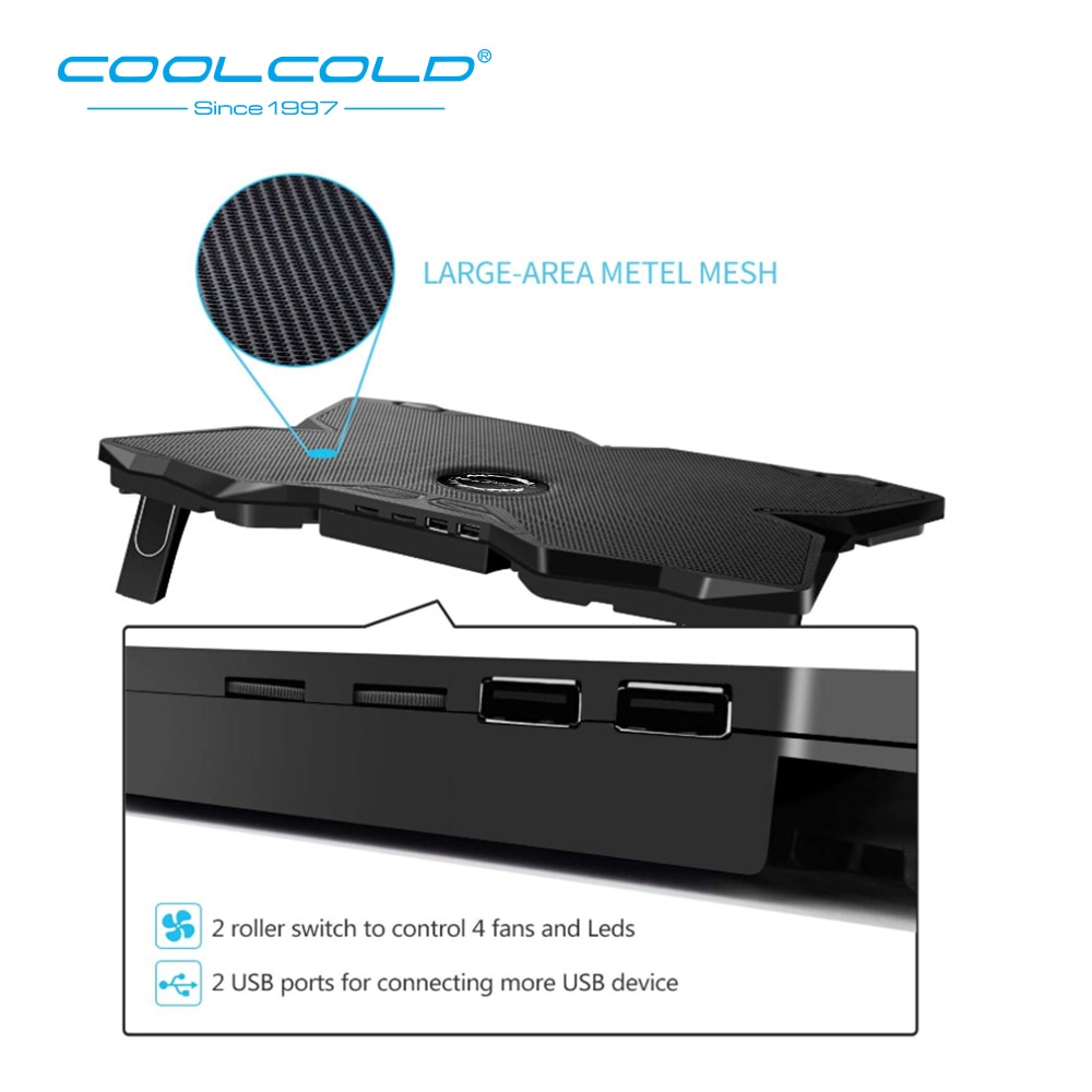 Laptop Fan Stand Gaming Cooler Pad