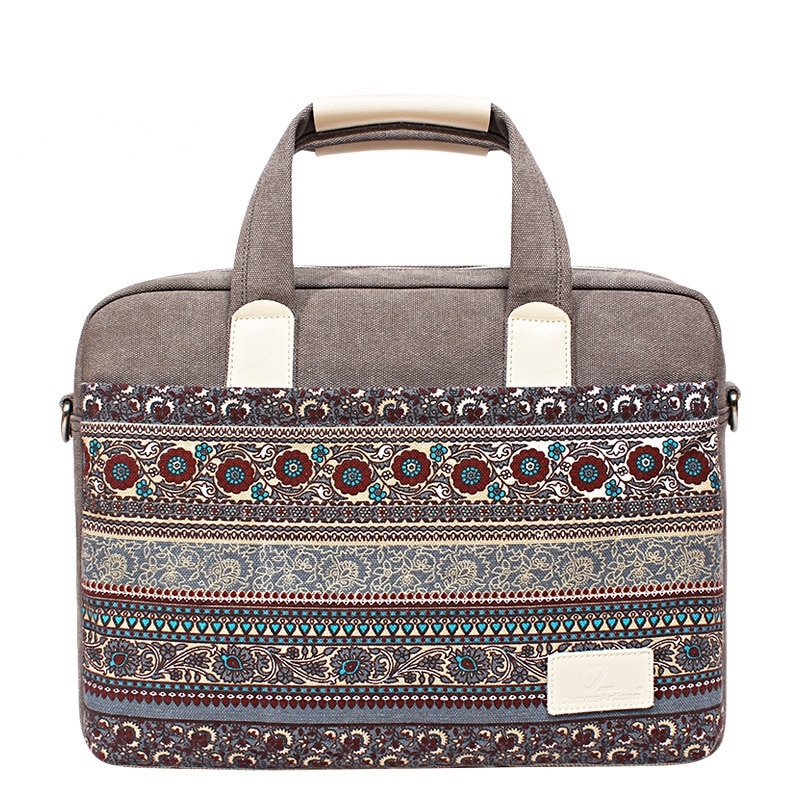 Waterproof Laptop Bag Vintage Print