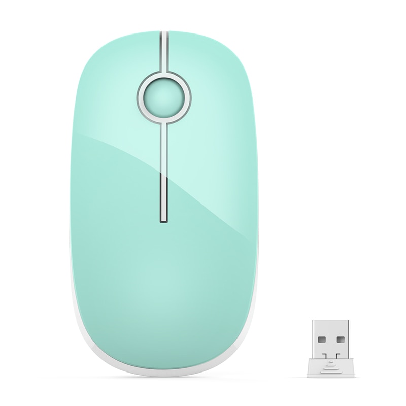 Wireless Computer Mouse Noiseless Button