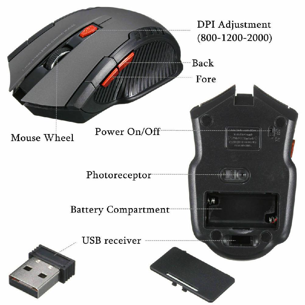 Bluetooth Gaming Mouse Wireless USB