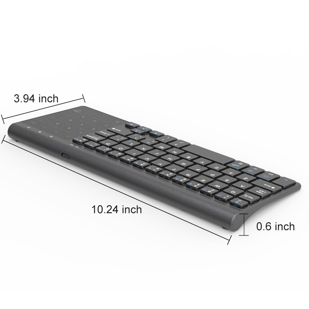 Small Wireless Keyboard Numeric Touchpad