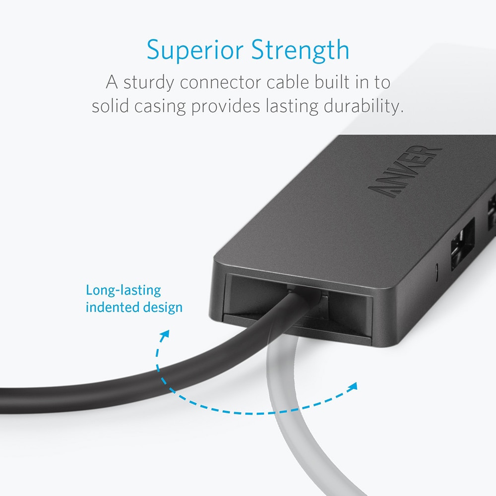 4 Port USB Hub High-Speed Splitter