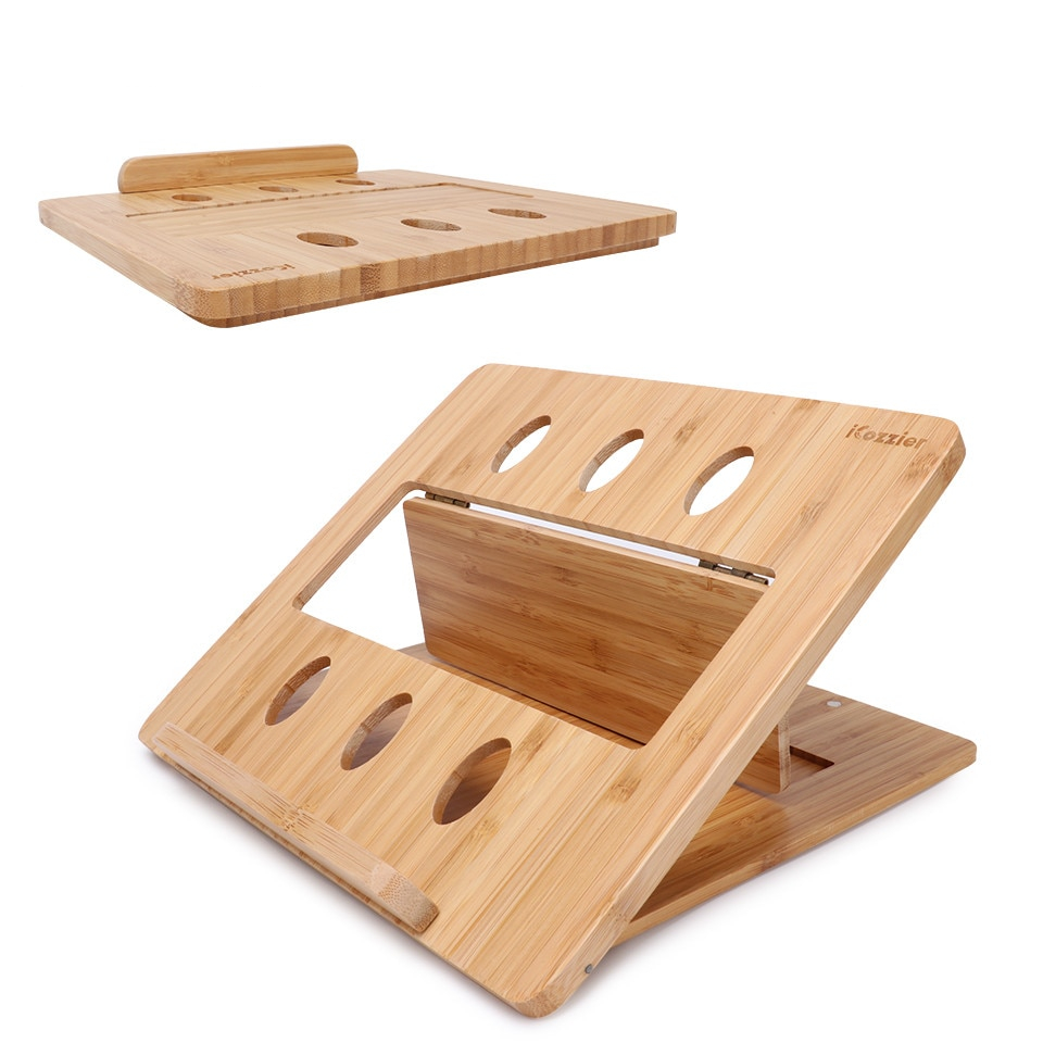 Wooden Laptop Stand Foldable