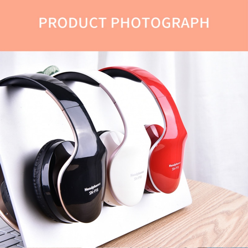 Bluetooth Headset With Mic Wireless Headphone