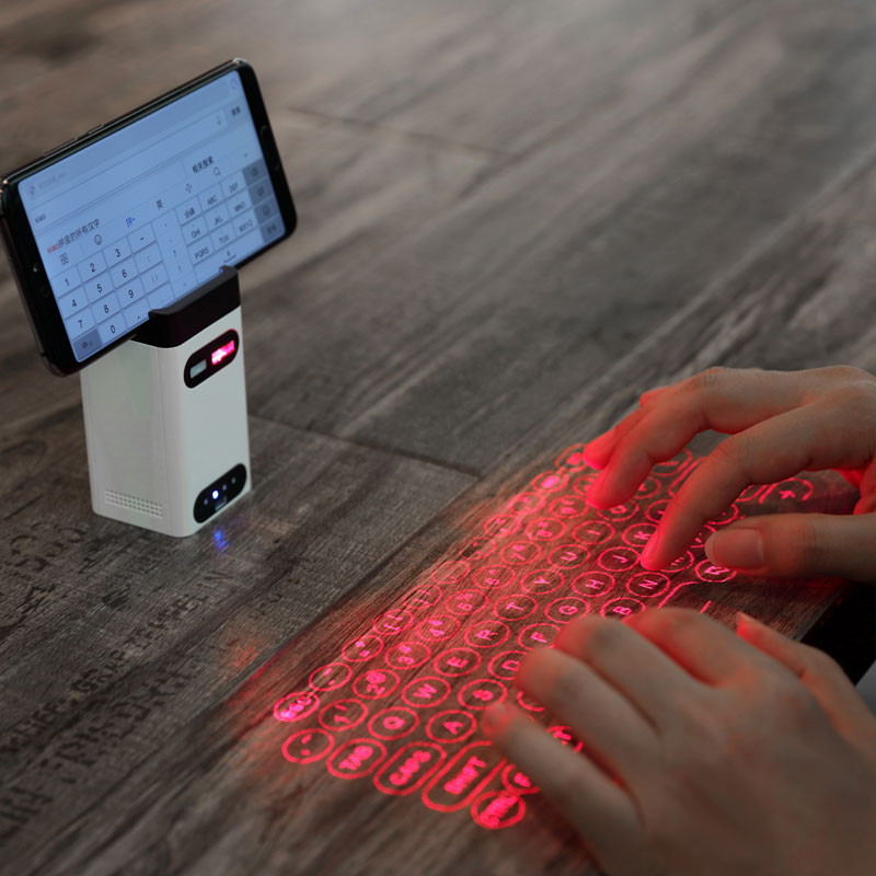 Hologram Keyboard Bluetooth and Cord-free