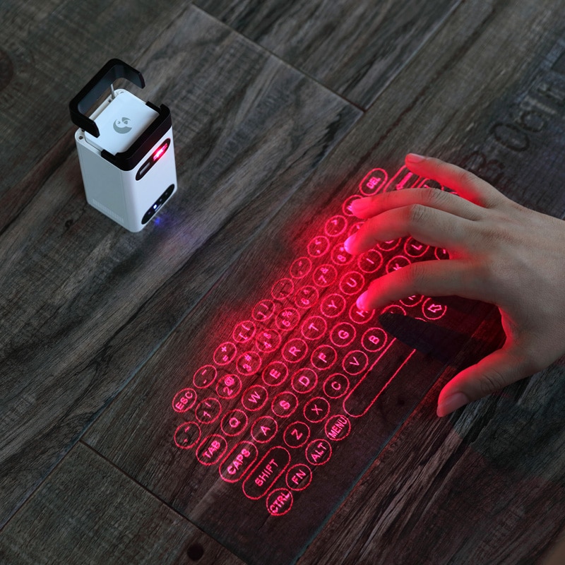 Hologram Keyboard Bluetooth and Cord-free