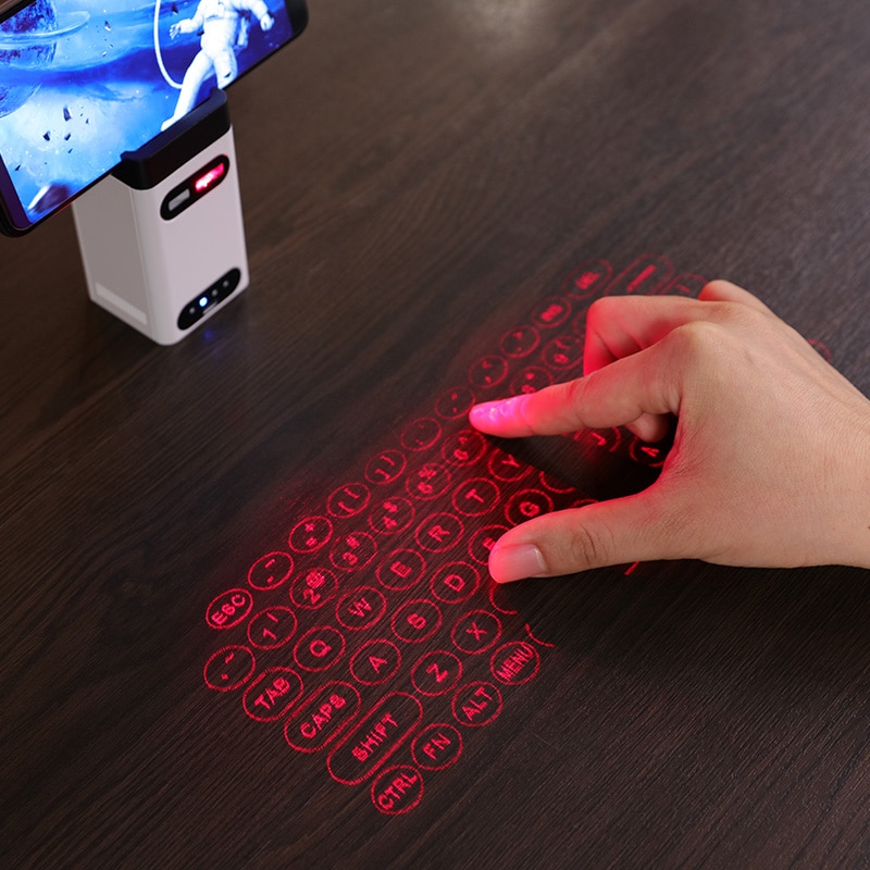 Hologram Keyboard Bluetooth and Cord-free