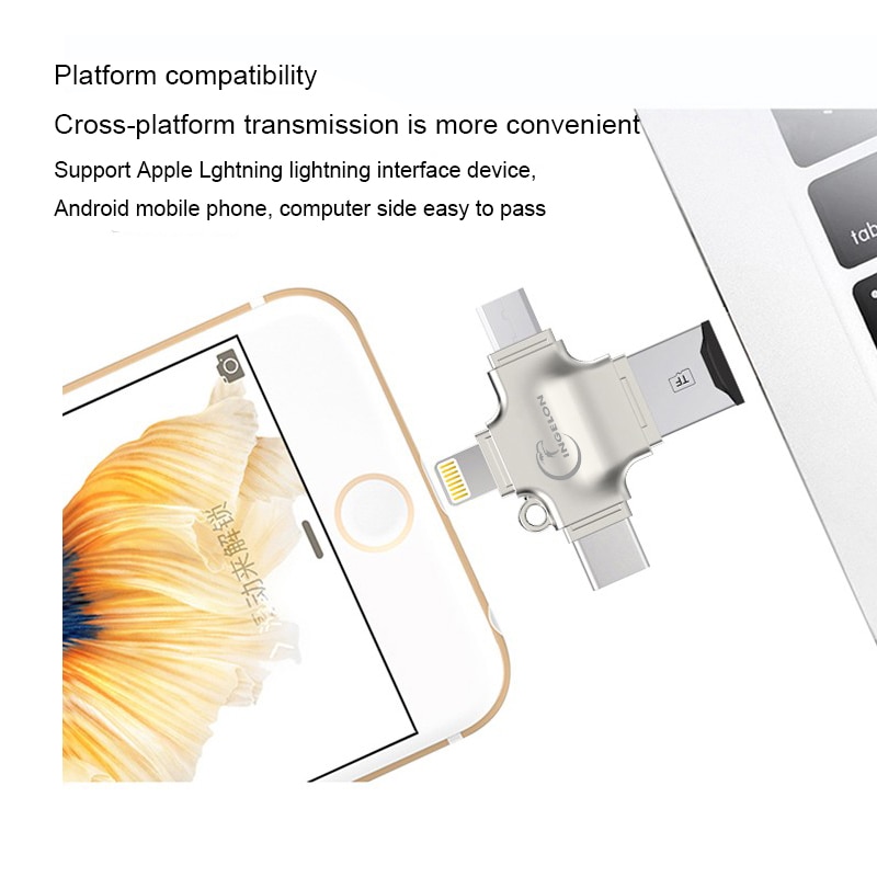 USB SD Card Reader Flash Drive Adapter