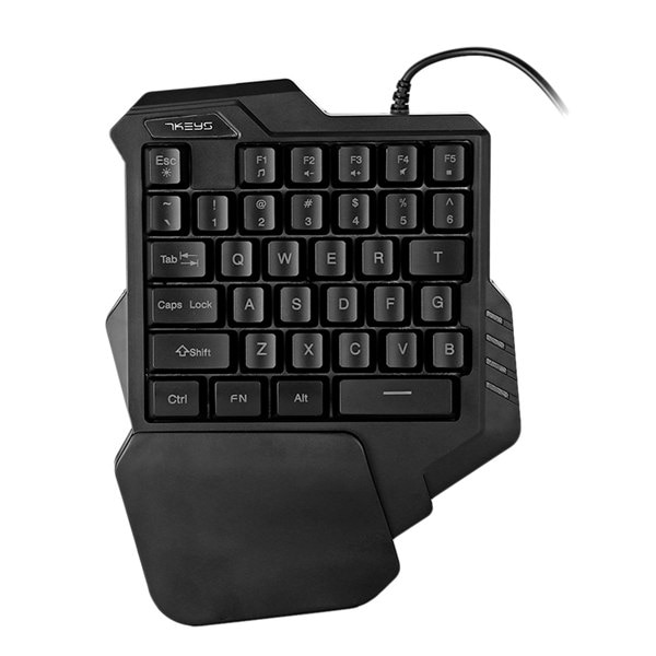 One Handed Gaming Keyboard with LED Light