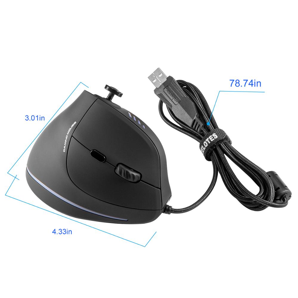 Vertical Gaming Mouse Computer Accessory