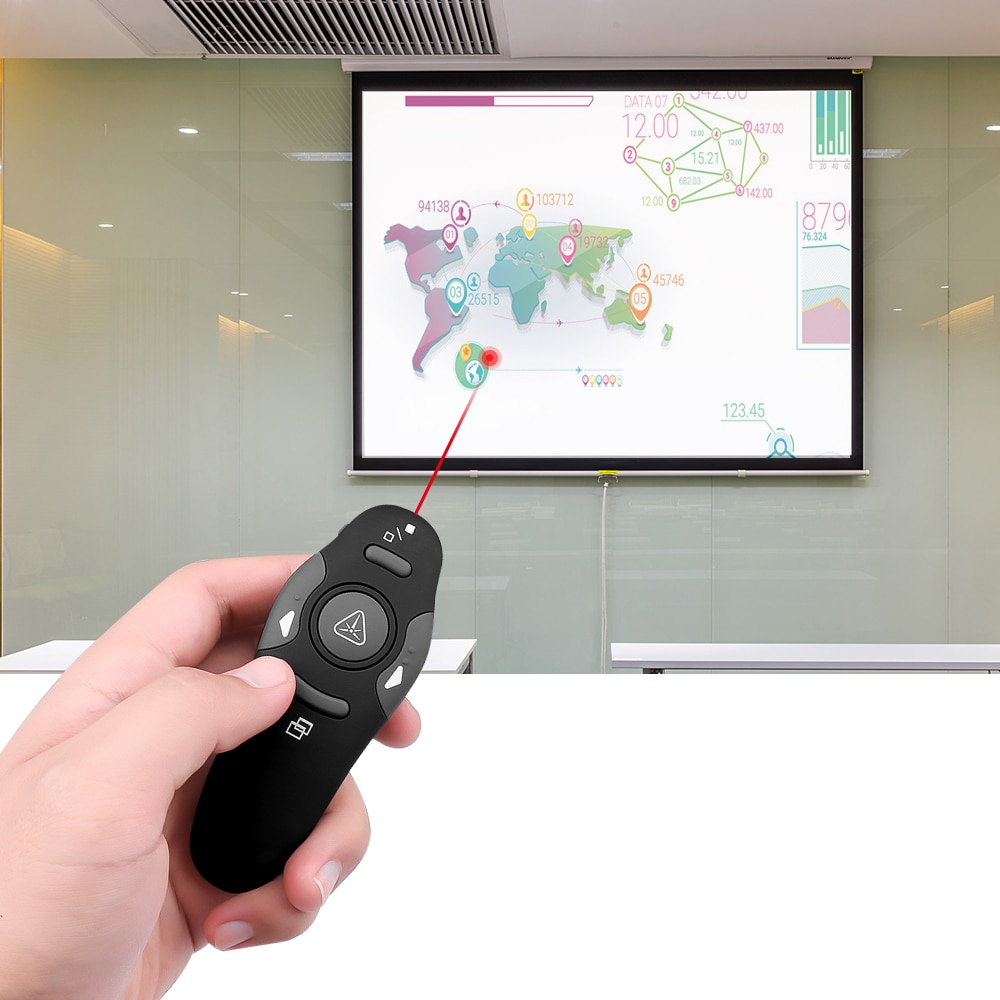 Presentation Clicker Wireless Laser Pen