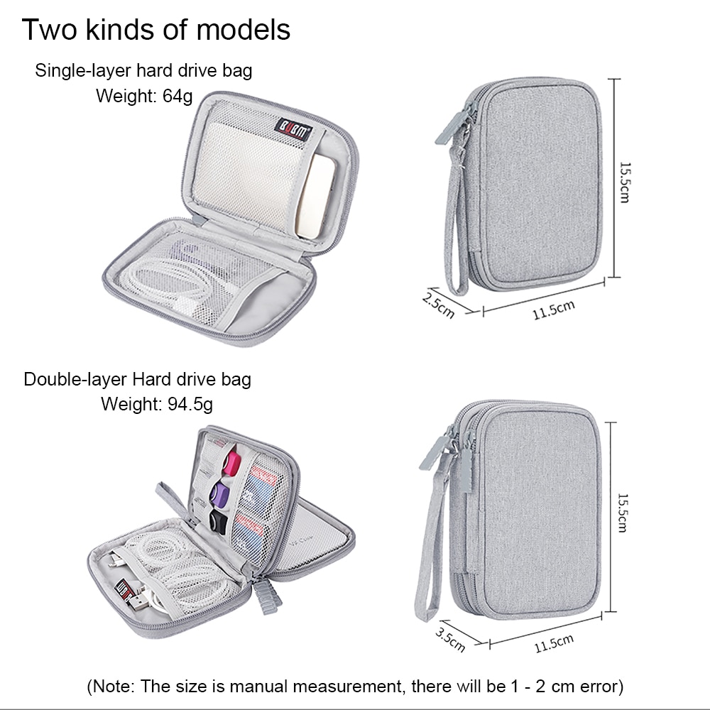 Hard Drive Case Travel Organizer